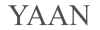 A stylized black and white logo consisting of the text "YAAN" in capital letters.